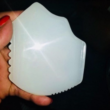 Load image into Gallery viewer, White Jade Gua Sha Board & Protocol