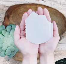 Load image into Gallery viewer, White Jade Gua Sha Board & Protocol