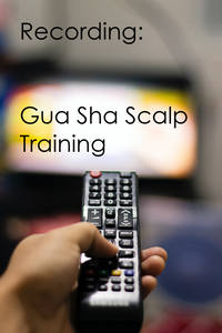 Recording: Scalp Gua Sha with Certification by Dr. Ping Zhang (4 hr)